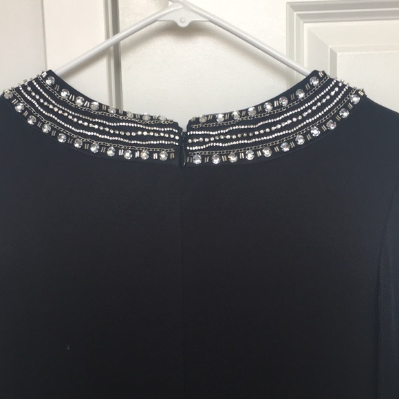 Bebe Black Dress with Embellishments, Size Small - Picture 6 of 8